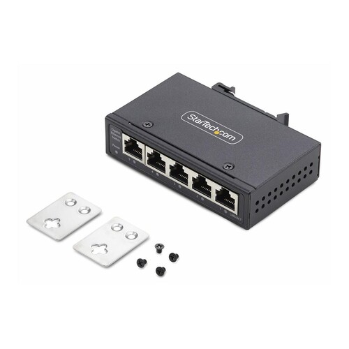StarTech.com 5-Port Unmanaged Industrial Ethernet Switch Produktbild