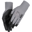 OX-ON Montagehandschuh Nylon-Strick Flexible Basic 1012 Gr. 6 / grau-schwarz Produktbild Additional View 1 S