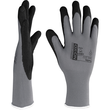 OX-ON Montagehandschuh Nylon-Strick Flexible Basic 1012 Gr. 6 / grau-schwarz Produktbild Additional View 2 S