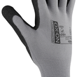 OX-ON Montagehandschuh Nylon-Strick Flexible Basic 1012 Gr. 6 / grau-schwarz Produktbild Additional View 6 S