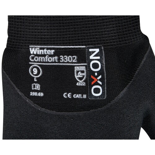 OX-ON Winterhandschuh Comfort 3302 Gr. 7 / schwarz Produktbild Additional View 6 L