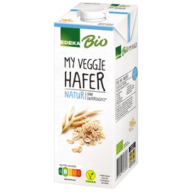 Haferdrink Bio+Vegan natur 1,00 l Packung Edeka (BTL=1 LITER) Produktbild