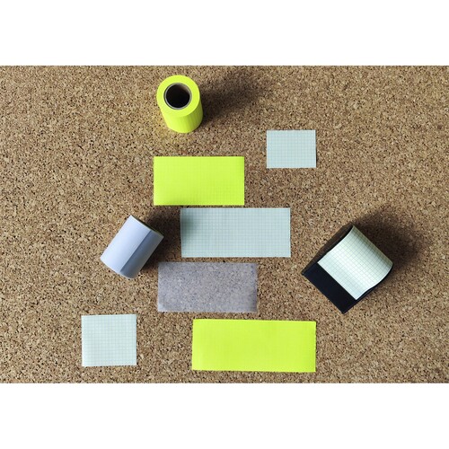 Haftnotizen Rolle 60mm x 10m im Abroller pastellgelb kariert RNK CT1946 nachfüllbar Produktbild Additional View 2 L