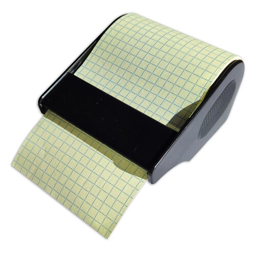 Haftnotizen Rolle 60mm x 10m im Abroller pastellgelb kariert RNK CT1946 nachfüllbar Produktbild