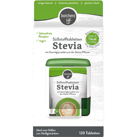 Süßstofftabletten Stevia Tafelsüße Borchers 120St (PACK=120 STÜCK) Produktbild