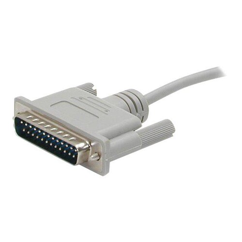 StarTech.com 3m gekreuztes DB9 auf DB25 Seriell Nullmodemkabel - Bu/St - 9 polig Nullmodem Kabel - N Produktbild Additional View 2 L