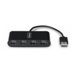 StarTech.com 4-Port USB 2.0 Hub, USB Bus Powered, Small Travel Mini USB Hub, USB 2.0 Splitter, Multi Produktbild Additional View 1 S