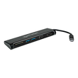 Manhattan USB-C 4-Port Hub/Dock/Converter, USB-C to HDMI or VGA and 2x USB-A Ports and SD Card Reade Produktbild Additional View 2 S