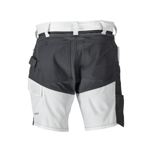 Shorts Herren / Gr. C56, Weiß/Anthrazitgrau Produktbild Additional View 2 L