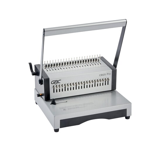 Spiralbindegerät CombBind CB25 Pro DIN A4/5 25/500 Blatt silber GBC 4410037 Produktbild