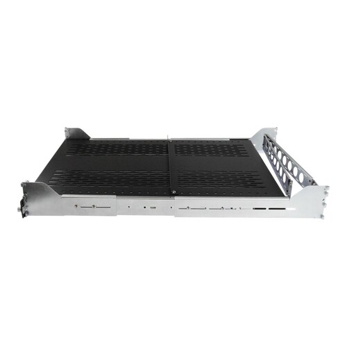 StarTech.com 2HE ausziehbarer belüfteter Fachboden für 19 Serverschrank mit Kabelführung / Produktbild