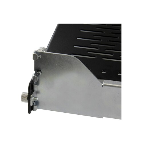 StarTech.com 2HE ausziehbarer belüfteter Fachboden für 19 Serverschrank mit Kabelführung / Produktbild Additional View 2 L