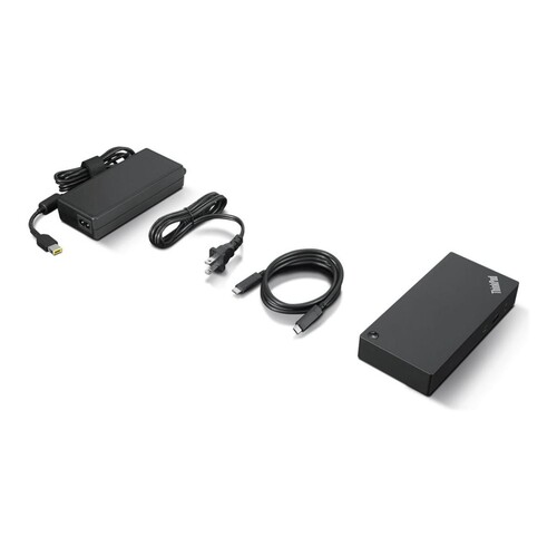 Lenovo Dockingstation - USB-C - HDMI, 2 x DP Produktbild Front View L