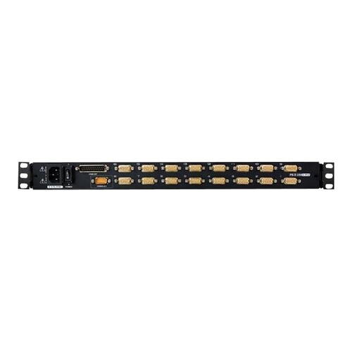 ATEN Slideaway CL5716N - KVM-Konsole mit KVM-Switch - 16 Anschlüsse - PS/2, USB - German QWERTZ - 48 Produktbild Additional View 1 L