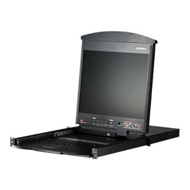 ATEN ALTUSEN KL1508AM - KVM-Konsole mit KVM-Switch - 8 Anschlüsse - PS/2, USB - 43.2 cm (17") Produktbild
