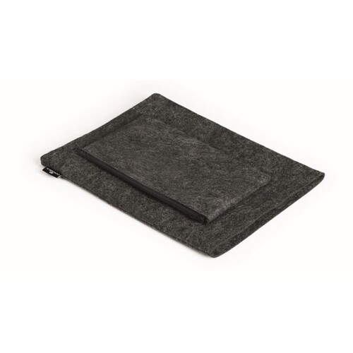 Schutzhülle MultiBag 13" Effect aus PET-Filz anthrazit Durable 507058 +Zubehörtasche Produktbild Additional View 1 L