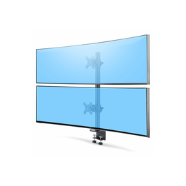 StarTech.com Desk Mount For 2x Vertically Stacked Monitors, Dual 49", TAA - Befestigungskit (C-Halte Produktbild
