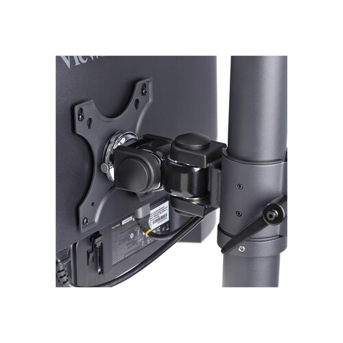 StarTech.com Desk Mount For 2x Vertically Stacked Monitors, Dual 49", TAA - Befestigungskit (C-Halte Produktbild Additional View 2 L