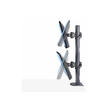 StarTech.com Desk Mount For 2x Vertically Stacked Monitors, Dual 49", TAA - Befestigungskit (C-Halte Produktbild Additional View 3 S