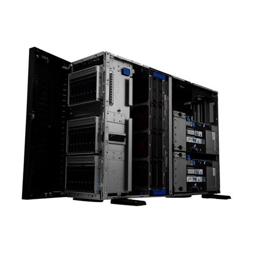 HPE ProLiant ML350 Gen11 - Server - Tower - 4U - zweiweg - 1 x Xeon Silver 4510 / 2.4 GHz - RAM 64 G Produktbild Additional View 1 L