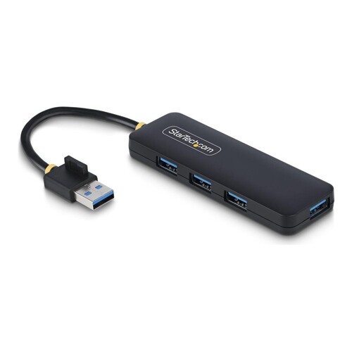 StarTech.com 4-Port USB-A Hub, 5Gbps, Bus Powered, Small Travel Mini Hub Produktbild