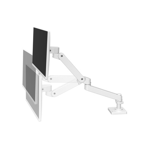 Ergotron LX Pro - Befestigungskit (Monitorarm) - für LCD-Display - Aluminium - weiß - Bildschirmgröß Produktbild Additional View 2 L