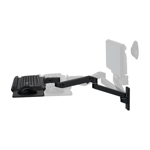 Ergotron LX Pro - Tastatur-/Mausablage mit Stützarmhalterung Produktbild Additional View 2 L