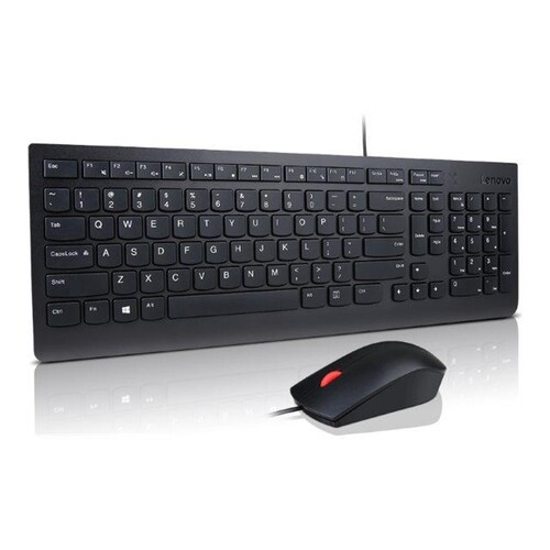 Lenovo Essential Wired Combo - Tastatur-und-Maus-Set Produktbild Front View L
