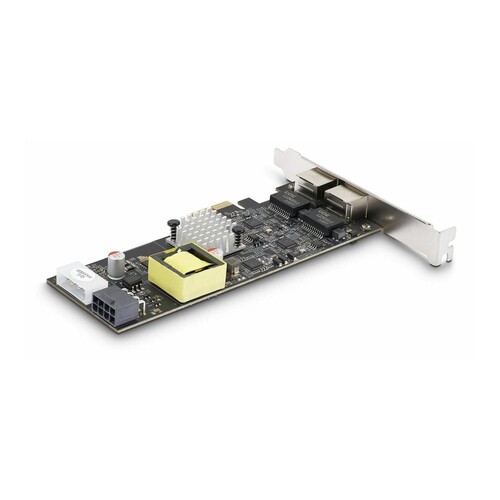 StarTech.com 2-Port 2.5Gbps PoE Network Card, Intel I225-V, 802.3af/at Produktbild Additional View 2 L
