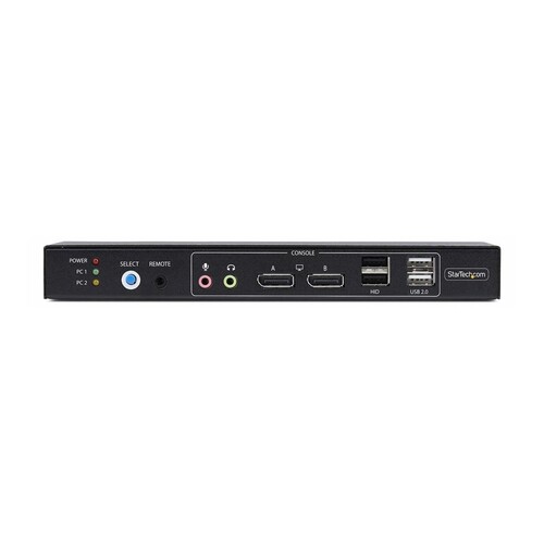 StarTech.com 2-Port Dual-Monitor DP KVM Switch w/Video Matrix, 4K 60Hz Produktbild Additional View 1 L