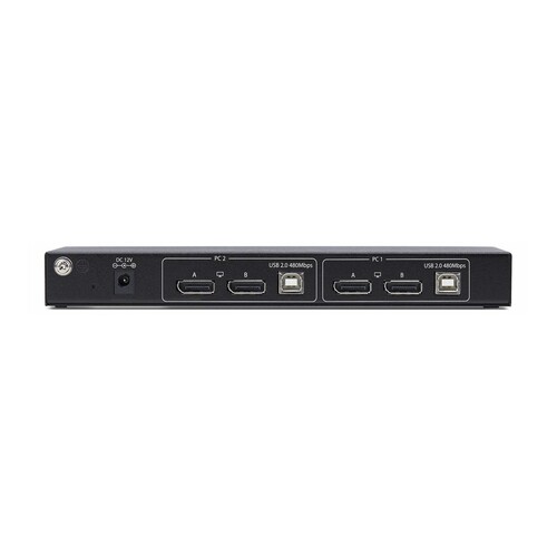 StarTech.com 2-Port Dual-Monitor DP KVM Switch w/Video Matrix, 4K 60Hz Produktbild Additional View 2 L