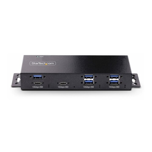 StarTech.com 7-Port Industrial USB Hub 10Gbps Hub, Metal, Mountable, TAA Produktbild Additional View 2 L