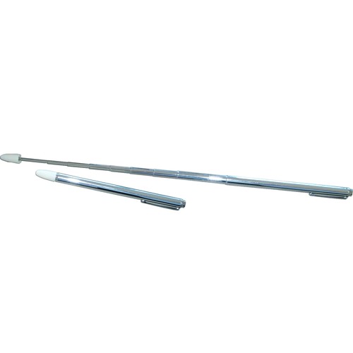Teleskop-Kugelschreiber 14,7cm bis 90cm ausziehbar verchromt WEDO 236.1 Produktbild Additional View 1 L