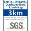 Kugelschreiber Cristal Medium 0,4mm mittel blau Bic 8373609 Produktbild Additional View 8 S