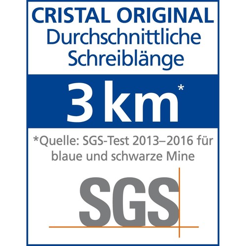 Kugelschreiber Cristal Medium 0,4mm mittel blau Bic 8373609 Produktbild Additional View 8 L