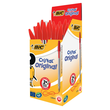 Kugelschreiber Cristal Medium 0,4mm mittel rot Bic 8373619 Produktbild Additional View 2 S