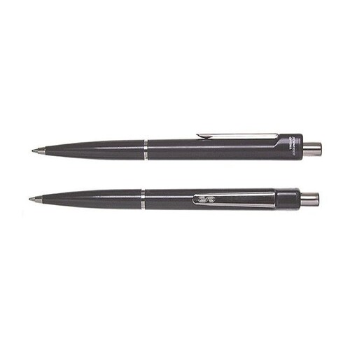 Kugelschreiber Optima M 1,0mm mittel schwarz/schwarz Schneider 3401 Produktbild Front View L