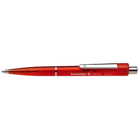 Kugelschreiber Optima M 1,0mm mittel rot/rot Schneider 3402 Produktbild
