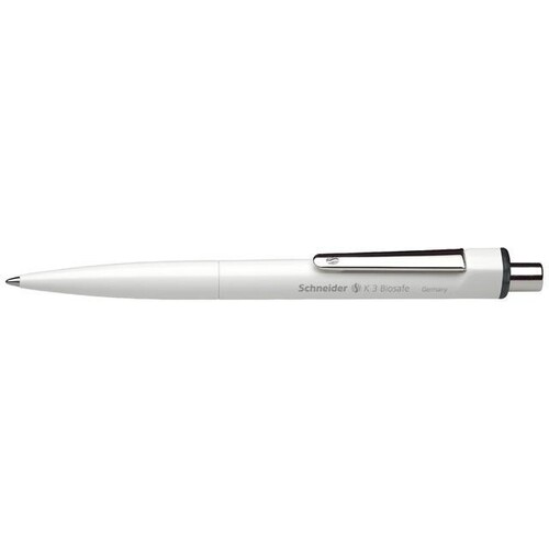 Kugelschreiber K3 Biosafe M 1,0mm mittel schwarz/schwarz Schneider 3271 Produktbild Front View L