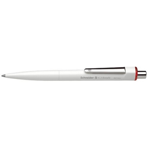Kugelschreiber K3 Biosafe M 1,0mm mittel rot/rot Schneider 3272 Produktbild Front View L