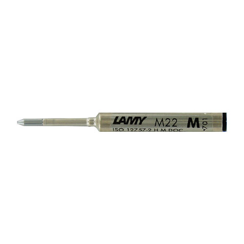 Kugelschreibermine Compact M22 M  schwarz Lamy 1213381 Produktbild Front View L