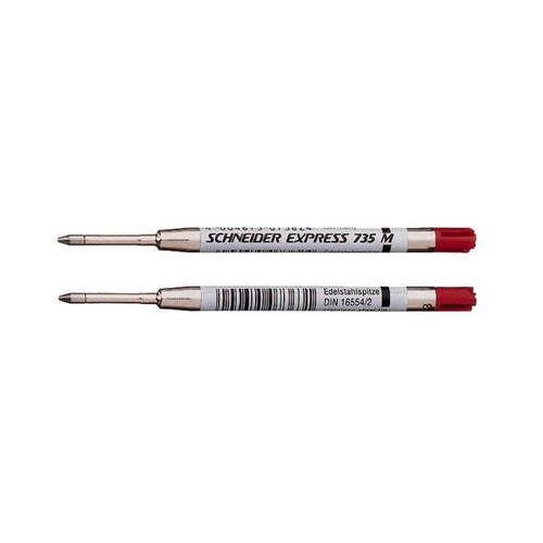 Kugelschreibermine G2 mittel rot Express 735M Schneider 7362 Produktbild Front View L