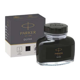 Tinte im Glas QUINK Z45 57ml permanent schwarz Parker 1950375 Produktbild