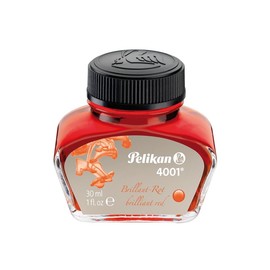 Tinte im Glas 30ml 4001 brilliant-rot Pelikan 301036 (GL=30 MILLILITER) Produktbild