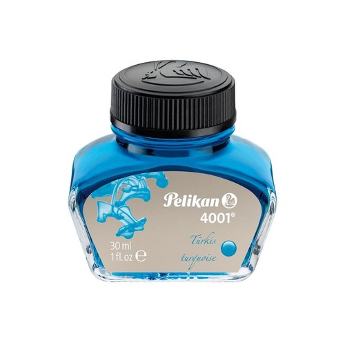 Tinte im Glas 30ml 4001 türkis Pelikan 100436001 (GL=30 MILLILITER) Produktbild Front View L