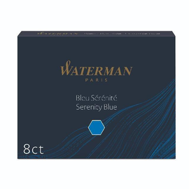 Tintenpatrone Standard für Füllhalter Serenity blue Waterman S0110860 (PACK=8 STÜCK) Produktbild