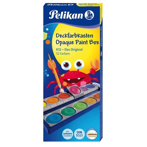 Malkasten Standard 735K/12 12 Farben ohne Wasserbox Pelikan 400196937 Produktbild Additional View 4 L