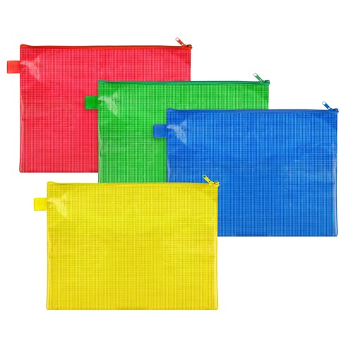 Reißverschlusstasche 320x235mm rot EVA-Folie Veloflex 2704020 Produktbild Additional View 1 L