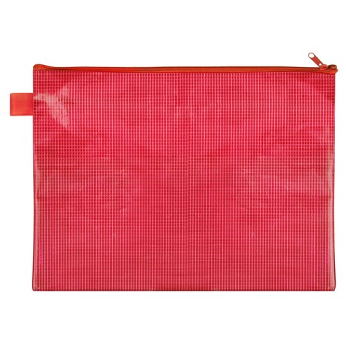 Reißverschlusstasche 320x235mm rot EVA-Folie Veloflex 2704020 Produktbild