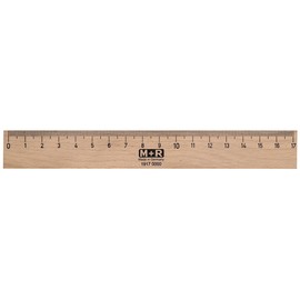 Lineal 50cm natur Holz M+R 1950 Produktbild